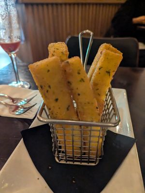 Polenta fries - not my choice 😅 at The Gate - Hammersmith in West London