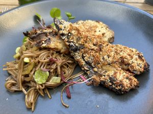 Aubergine teriyakii  at The Gate - Hammersmith in West London