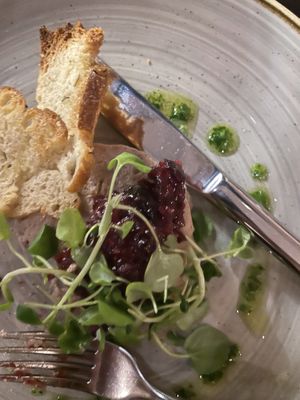 starter - chestnut pâté   at The Gate - Hammersmith in West London