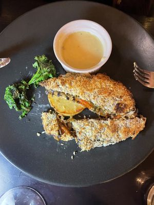 main - aubergine schnitzel  at The Gate - Hammersmith in West London