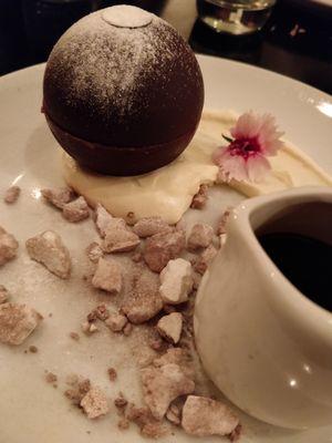 Chocolate snowball at The Gate - Hammersmith in West London