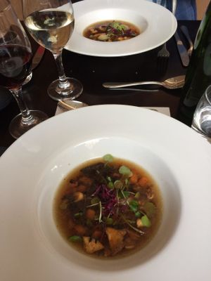 Consomme at The Gate - Hammersmith in West London