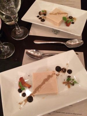 Semifreddo with Brandy Sauce. at The Gate - Hammersmith in West London