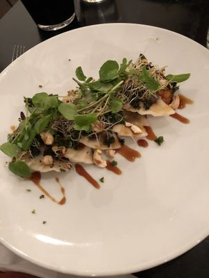 Shiitake Ginger Gyoza at The Gate - Hammersmith in West London