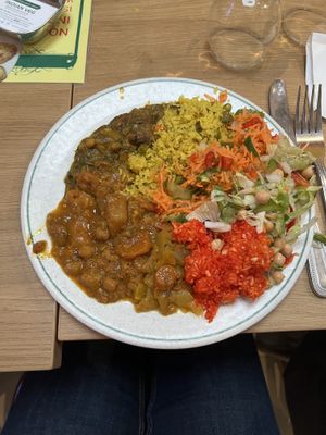   at Indian Veg Bhelpoori House in North London