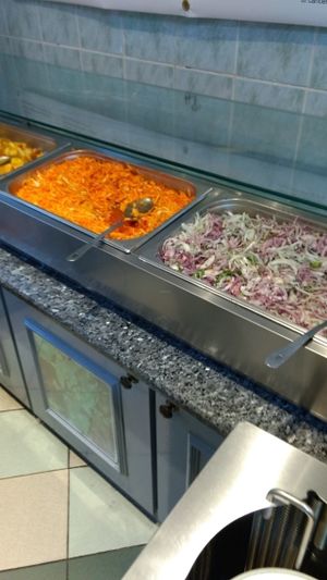 more salad at Indian Veg Bhelpoori House in North London