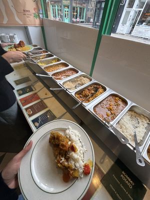   at Indian Veg Bhelpoori House in North London