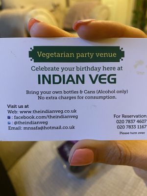   at Indian Veg Bhelpoori House in North London