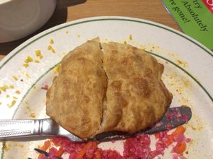 Bhel poori (I asked and the man said it was vegan) at Indian Veg Bhelpoori House in North London
