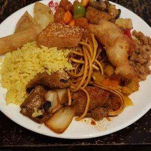 Vegan buffet with mock meats ! at Dou Dou - Qing Buffet in North West London