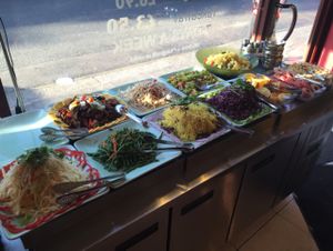 salads and fruits  at Dou Dou - Qing Buffet in North West London