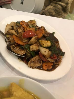 Black bean   at Loving Hut in North London