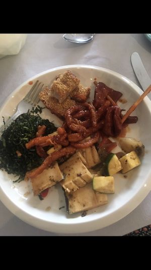   at Loving Hut in North London