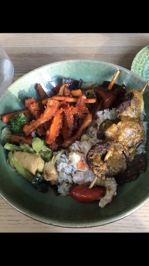   at Loving Hut in North London