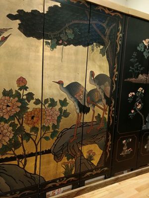 decor at Loving Hut in North London