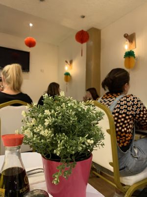 interior at Loving Hut in North London