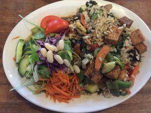 Tofu Teriyaki  at Riverside Vegetaria in Kingston Upon Thames