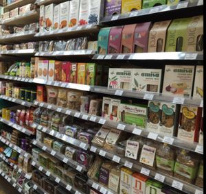 There's a lot here for raw foodies as well at Food for Thought in Kingston Upon Thames