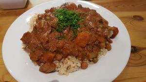 Curry at The Whole Meal Cafe in South West London