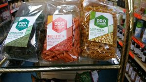 Funky pasta at The Health Store in South West London