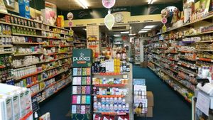 In the shop at The Health Store in South West London