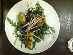 mmmm mushrooms at Manna London Restaurant - Maybe closed in North West London