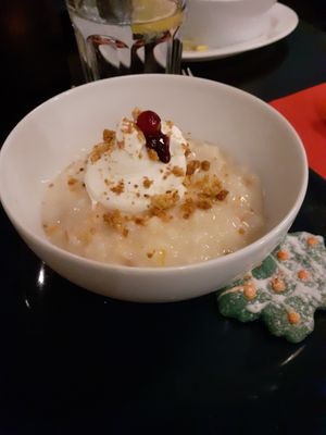 Orange spiced rice pudding at Manna London Restaurant - Maybe closed in North West London