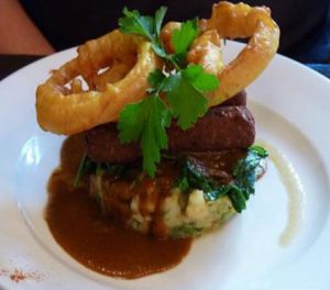 Organic bangers & mash at Manna London Restaurant - Maybe closed in North West London