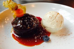 Sticky toffee pudding  at Manna London Restaurant - Maybe closed in North West London