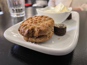 Cookies with amazing ice cream - to die forr  at Manna London Restaurant - Maybe closed in North West London