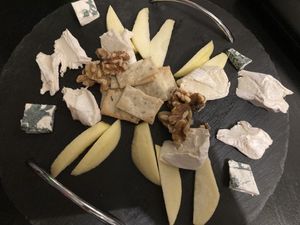 Little vegan cheese platter   at Manna London Restaurant - Maybe closed in North West London