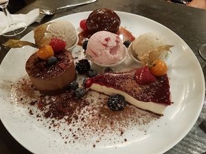 mezze dessert plate (for two), Manna, London at Manna London Restaurant - Maybe closed in North West London