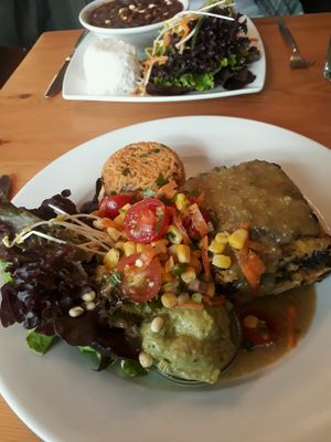 Enchilada bake  at Manna London Restaurant - Maybe closed in North West London