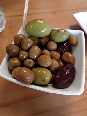 Side of Olives at Manna Cuisine at Manna London Restaurant - Maybe closed in North West London