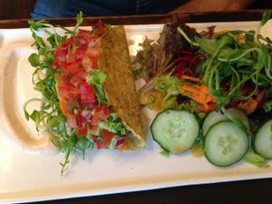 taco! salad! at Manna London Restaurant - Maybe closed in North West London