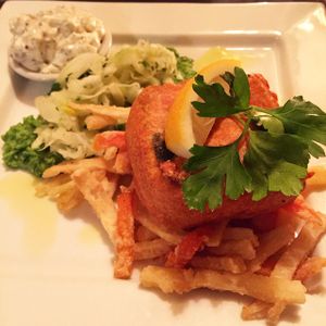 chef's special - tofush and chips  at Manna London Restaurant - Maybe closed in North West London