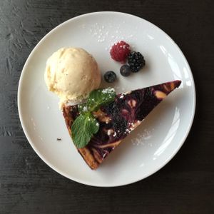 blueberry cheesecake  at Manna London Restaurant - Maybe closed in North West London