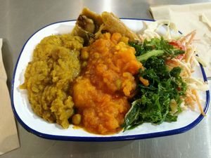 Vegan bowl at Planet Organic in West London