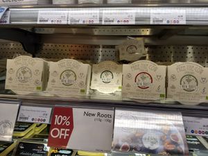 vegan cheeses at Planet Organic in West London