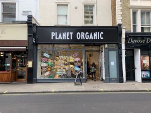 Storefront  at Planet Organic in West London