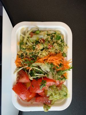 Healthy lunch at Planet Organic in West London