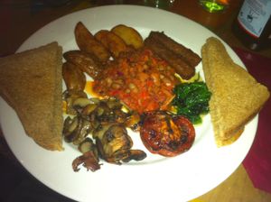 'The Full Vegan' - vegan Full English Breakfast at Fuel in Manchester