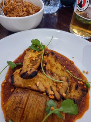 King oyster jalfreisi at Greens in Manchester