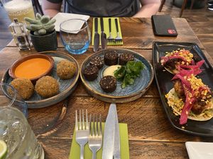   at Greens in Manchester