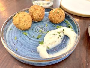 Pesto Arancini  at Greens in Manchester