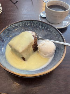 I never eat puds except when I’m at Greens  at Greens in Manchester