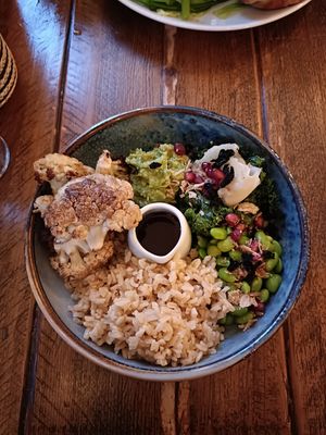 Poke bowl - really fresh! at Greens in Manchester