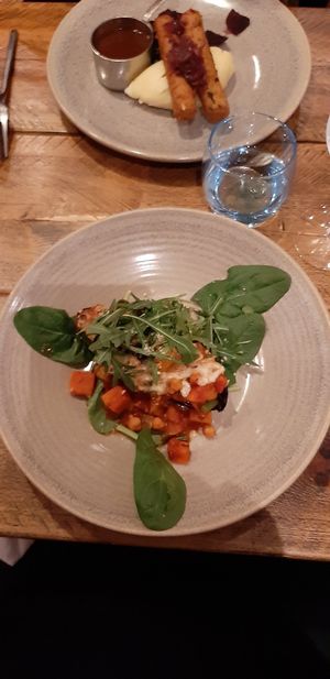 Aubergine Moroccan style at Greens in Manchester