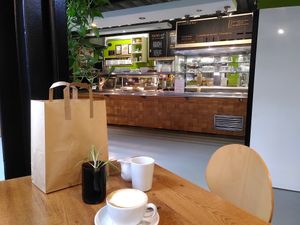 Cafe at The 8th Day in Manchester