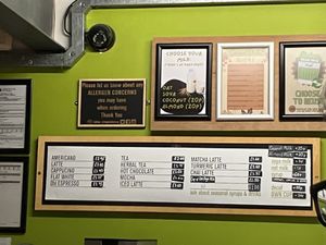 There is no dairy here  at The 8th Day in Manchester